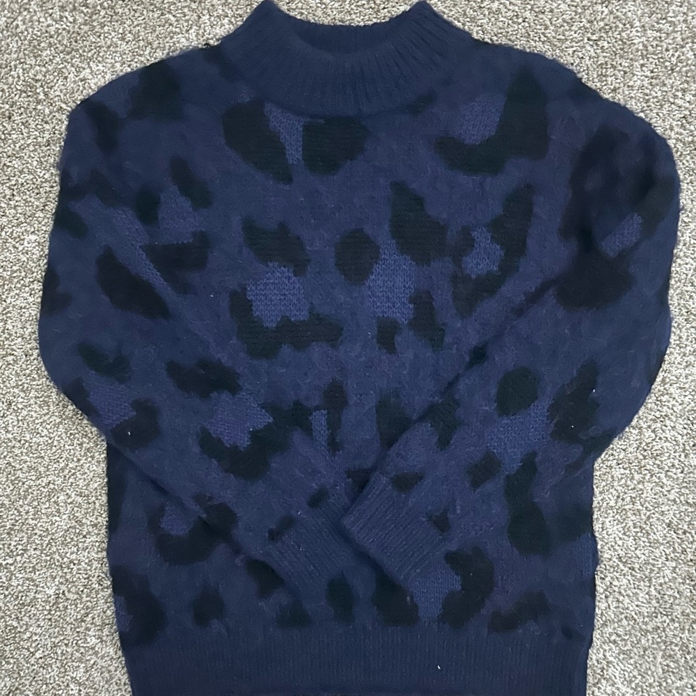 Kate Spade Leopard Long Sleeve Sweater